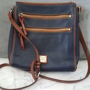 Dooney & Bourke Navy Leather Crossbody